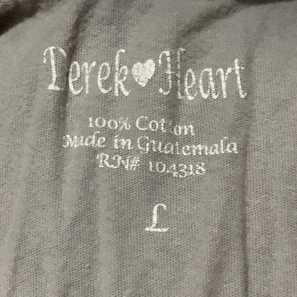 Derek Heart Y2k Number 24 Cotton Jersey Style Top L View 3